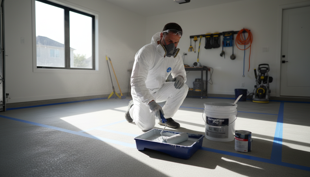 Epoxy gulvmaling: Guide til holdbare gulve i garage og kælder