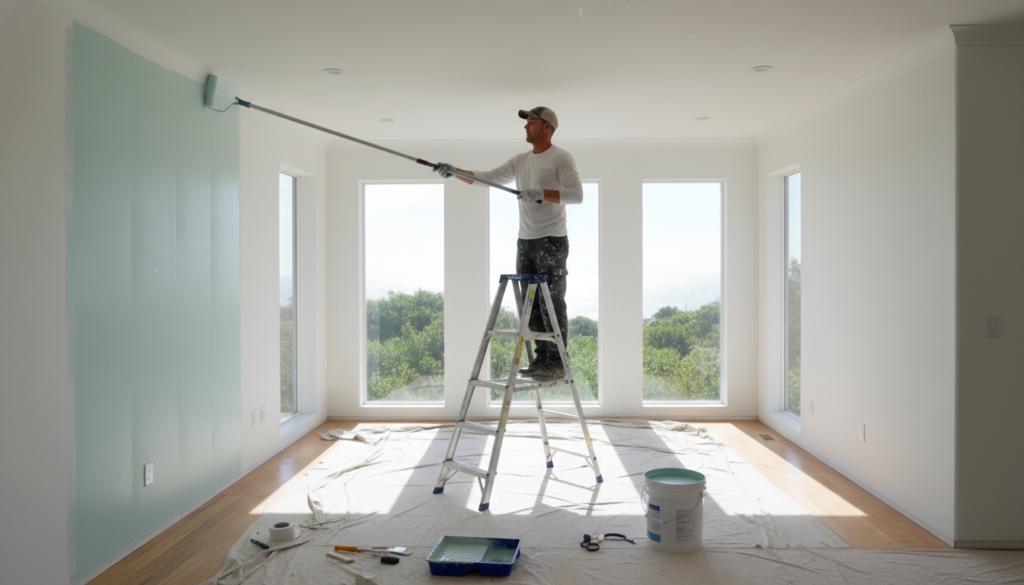 Sommerhus maling i Trans – Professionel kystmaling til vestkysten