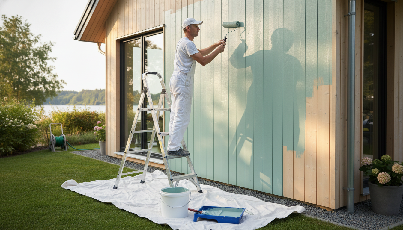 Facademaling af sommerhus: Trin-for-trin guide til maling af træhus