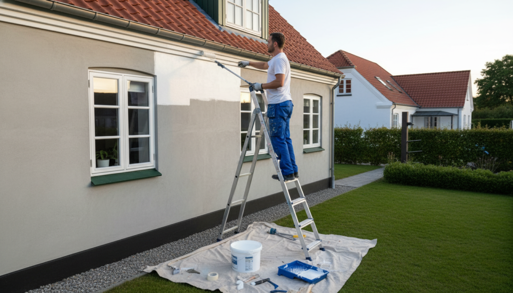 Facaderenovering og maling af facade: Guide til det danske klima