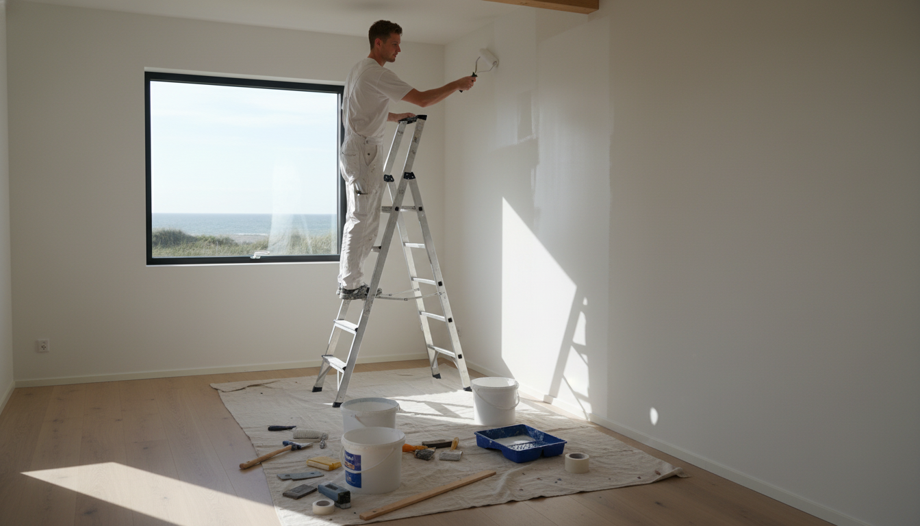 Maling af sommerhus i Harboøre: Træbeskyttelse mod Vesterhavet