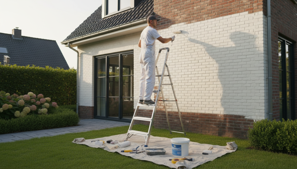 Maling af facade på murstenshus – Sådan får du det bedste resultat