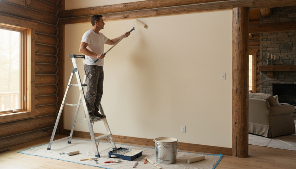 Maling af bjælkehytte: Guide til vedligeholdelse af tømmerhus