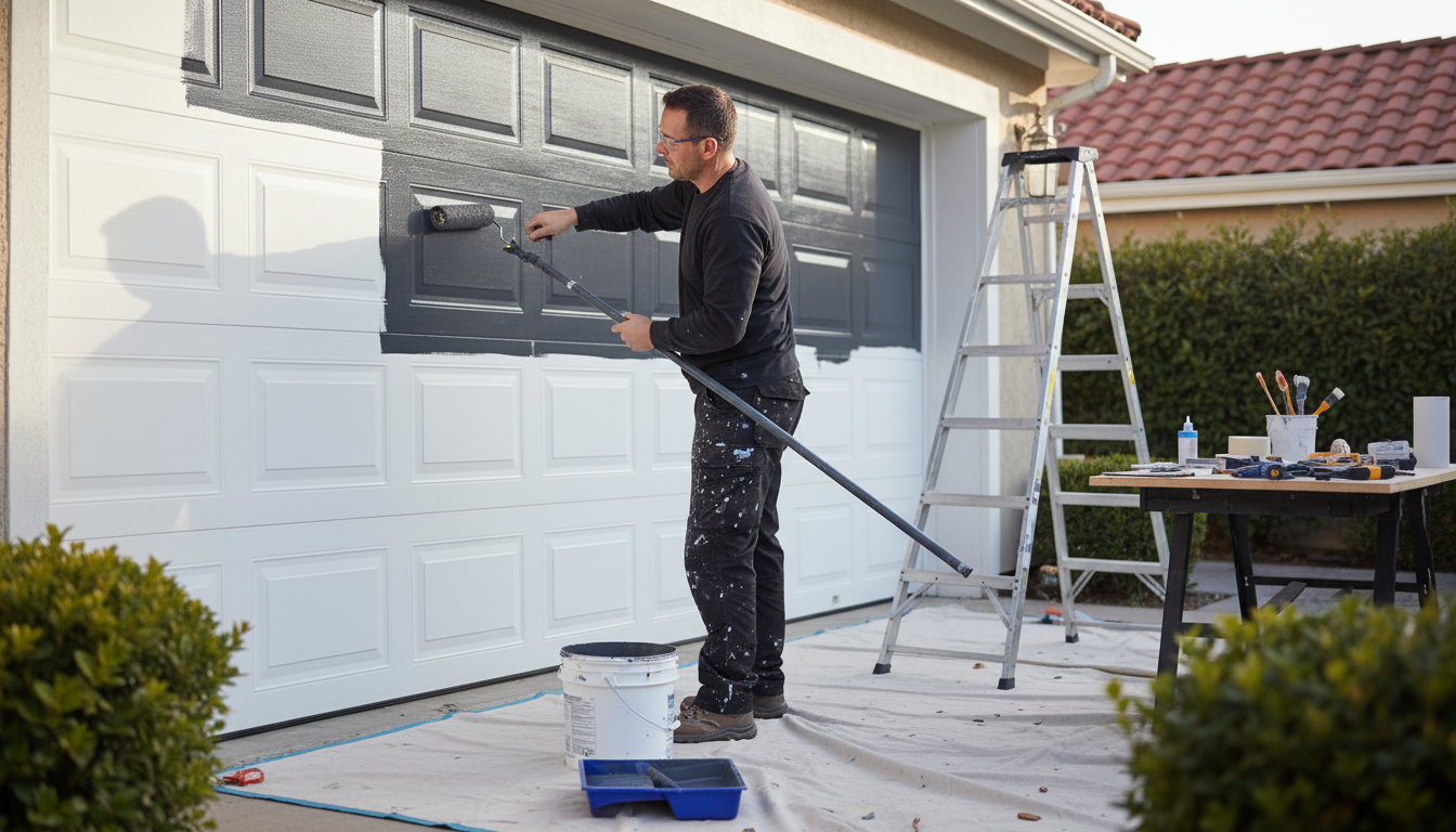 Maling af garageport: Guide til vedligeholdelse og flot resultat