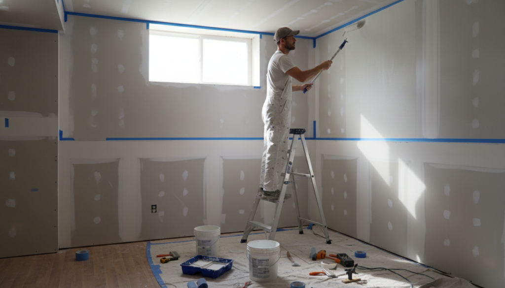 Maling af kælder – Komplet guide til diffusionsåben maling