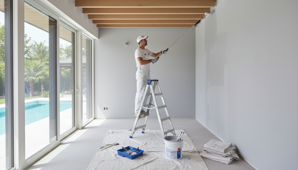 Maling af poolhus og spahus: Din specialist i fugtige rum