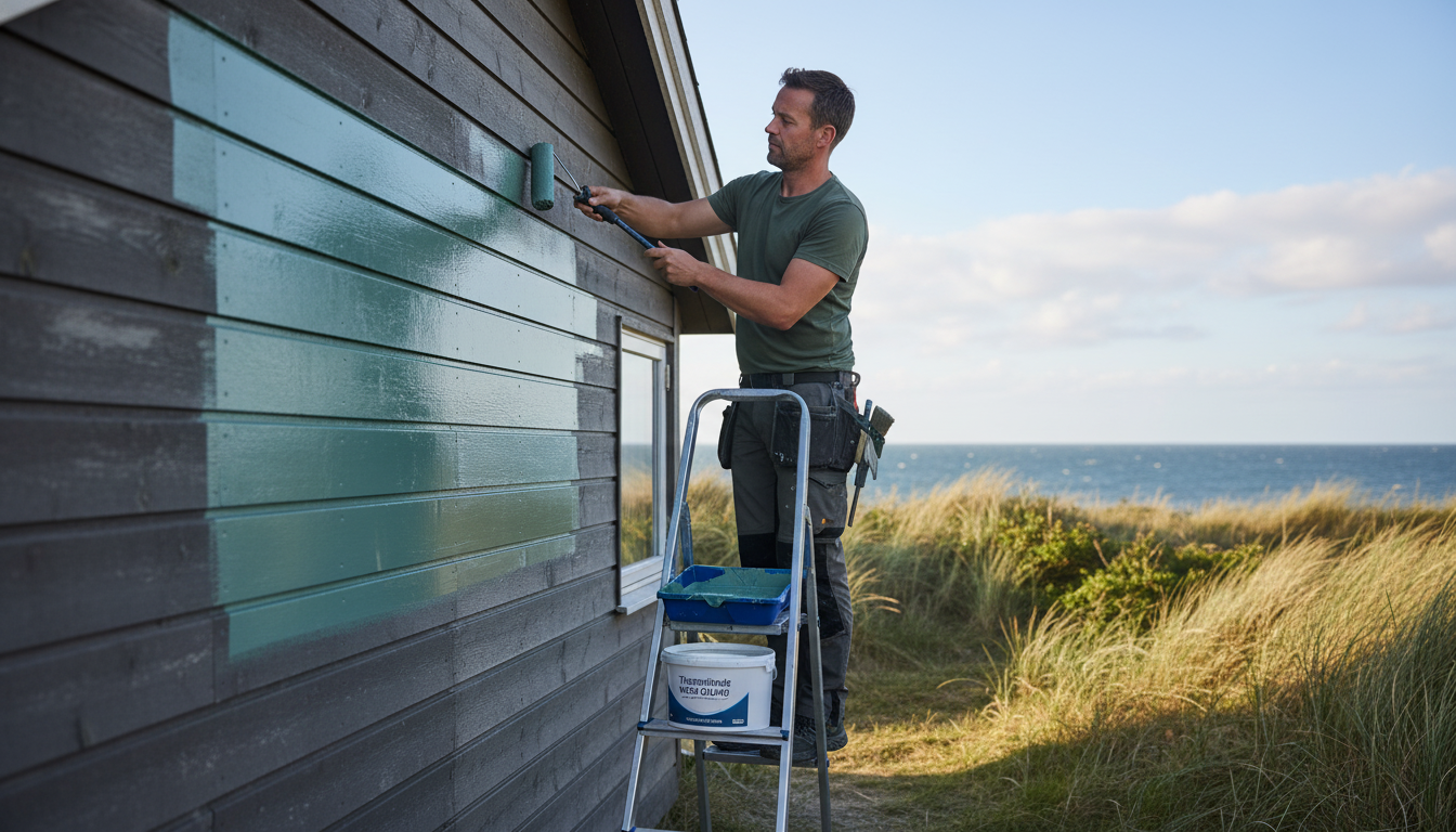 Maling af sommerhus i Thorsminde – Professionel træbeskyttelse