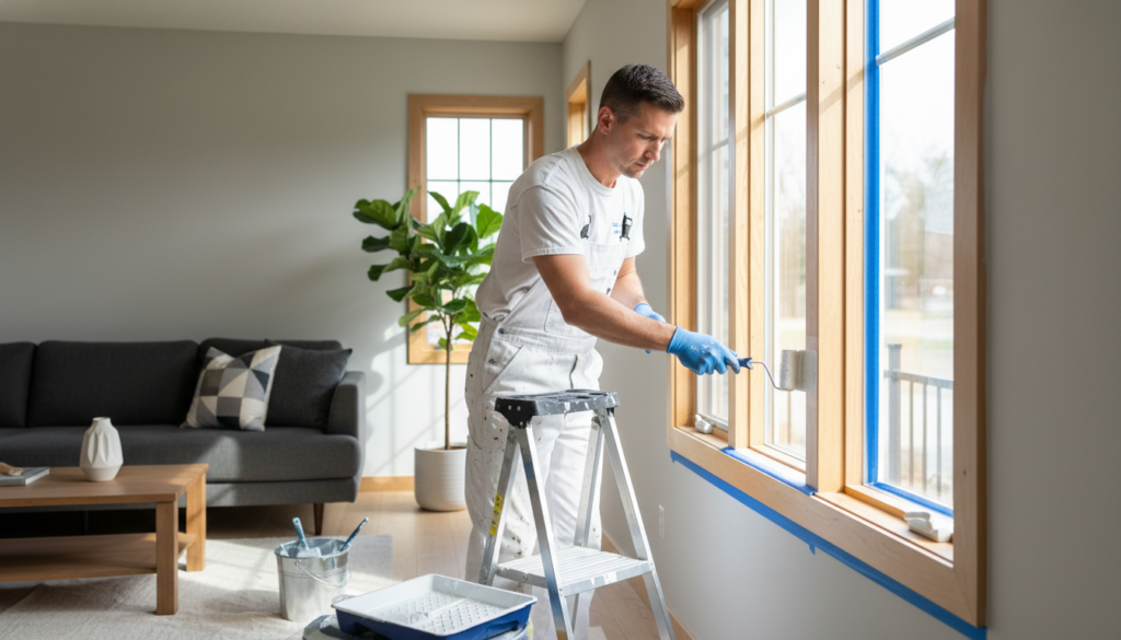 Maling af vinduer indendørs – Sådan får du det bedste resultat