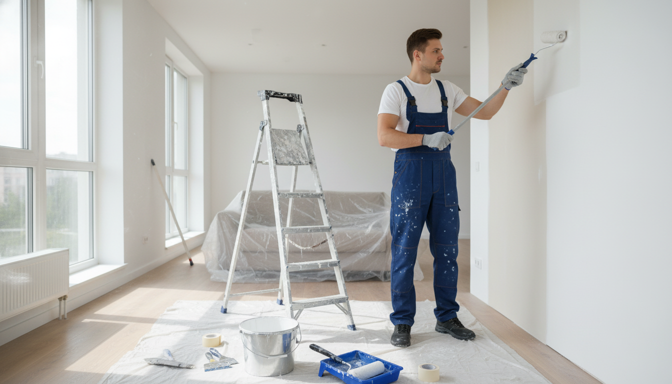 Indvendig maling: Guide til maling af vægge, lofter og paneler