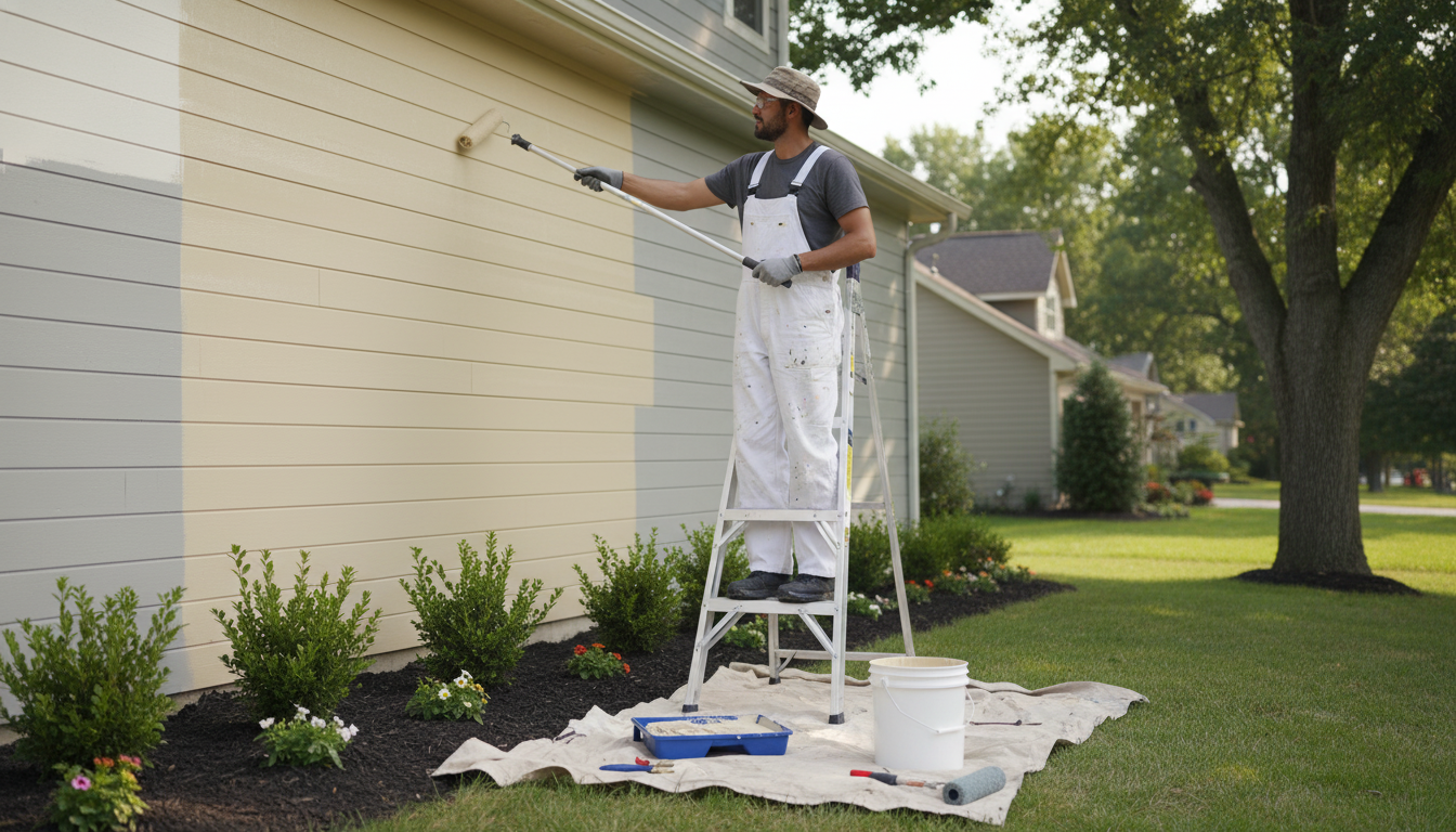 Pris for at male hus udvendig – Komplet guide og priser i 2026