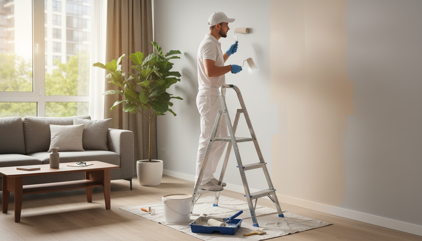 Pris for at male hus indvendig – hvad koster en maler i 2024?