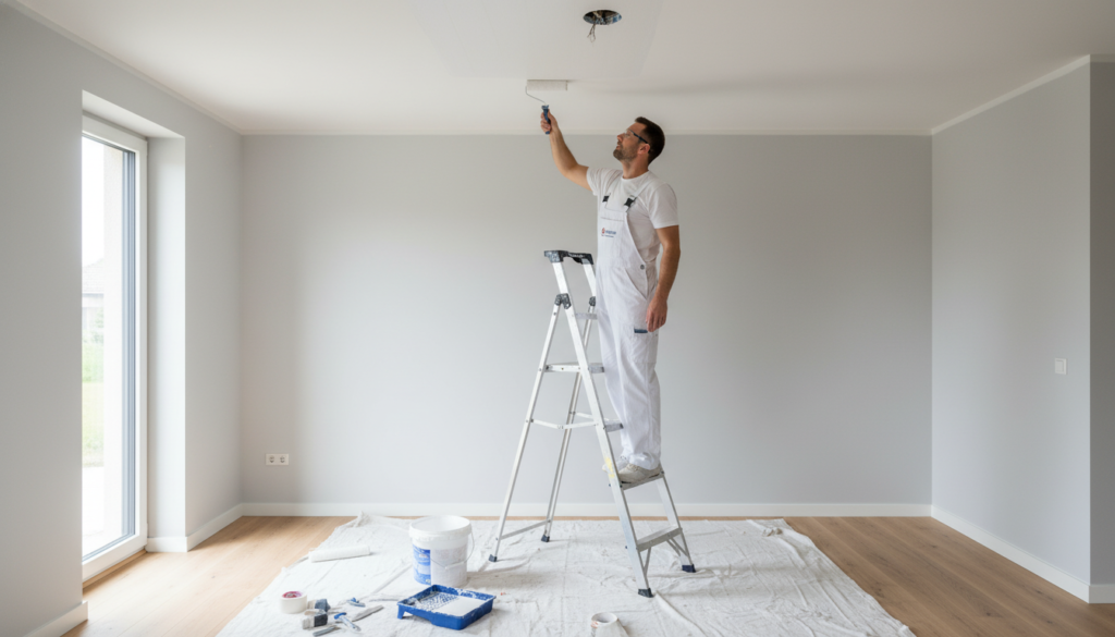 Hvad koster det at male loft? Se priser pr. m2 og få gode råd