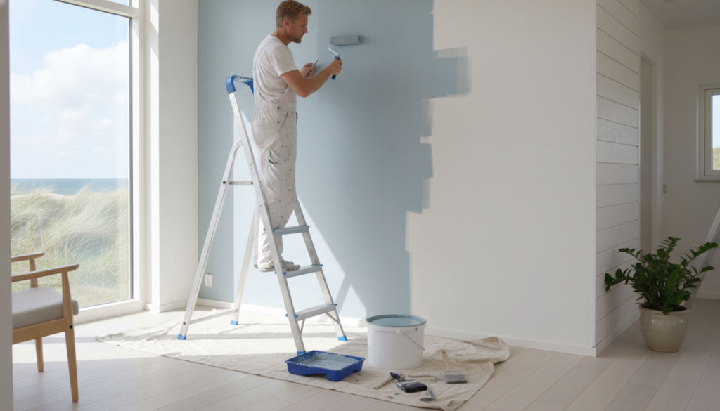 Maling af sommerhus i Henne – Specialist i kystvedligeholdelse