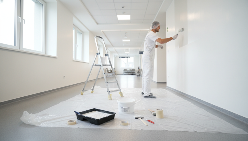 Maling af klinikker og sundhedsfaciliteter: Fokus på høj hygiejne