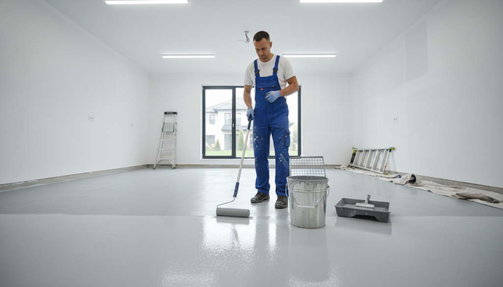 Maling af garage – Guide til maling af garagegulv og betongulv