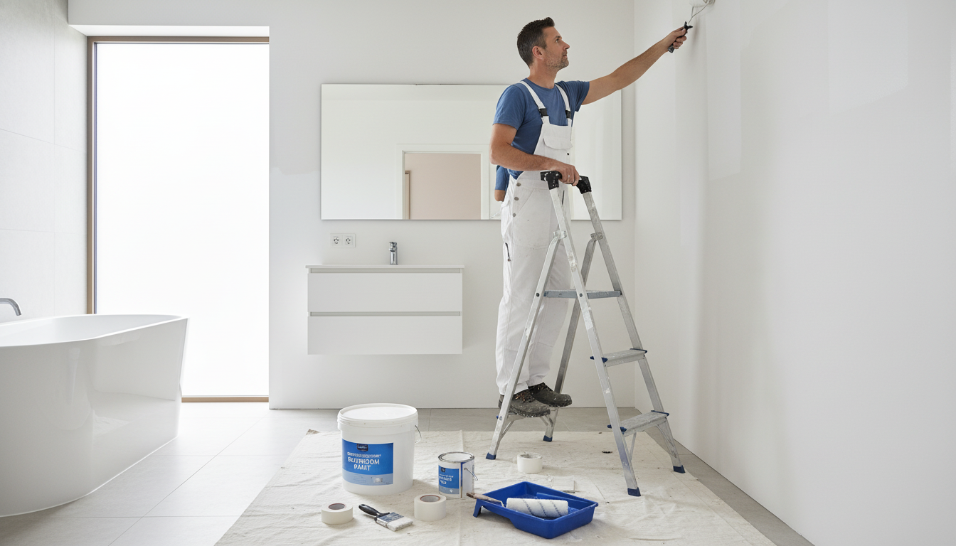 Maling til badeværelse: Guide til farver og vådrumsmaling