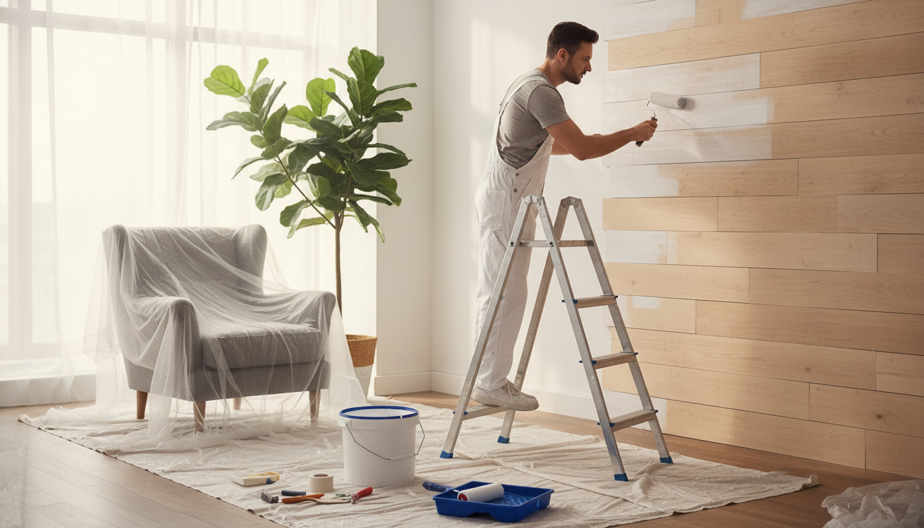 Det er et glimrende udkast, du har lavet! Du har fat i alle de vigtige tekniske detaljer – især spærregrunderen, som er den hyppigste fejl kilde i DIY-projekter. For at gøre din guide endnu skarpere til læseren (og søgemaskinerne), har jeg optimeret strukturen og tilføjet et par "pro-tricks", der løfter resultatet fra godt til professionelt. --- # Maling af trævæg: Den ultimative guide til paneler og brædder Drømmer du om at give stuen eller soveværelset et moderne løft? En trævæg giver masser af karakter, men hvis det mørke fyrretræ føles som en mørk hytte fra 70’erne, kan en omgang maling gøre underværker. Her får du min komplette guide til, hvordan du forvandler dine træpaneler med et fejlfrit og holdbart resultat. --- ## 1. Forberedelse: Grundighed er 90% af arbejdet Inden du overhovedet åbner malerbøtten, skal væggen være klar. Træ er et levende materiale, og det kræver korrekt forbehandling for ikke at skalle af. * **Rengøring:** Brug **grundrens** til at fjerne fedt, snavs og nikotin. Hvis du maler direkte på beskidt træ, vil malingen slippe hurtigere, end du kan nå at sige "ommer". * **Slibning:** En let mellemslibning med sandpapir (korn 120-180) er essentiel. Det fjerner små ujævnheder og sikrer, at malingen kan "bide" sig fast i overfladen. * **Støvsugning:** Husk at fjerne alt slibestøv med en opvreden klud eller en støvsuger med børstehoved. ## 2. Valg af maling og værktøj Til **indendørs træværk** og **maling af paneler** skal du bruge produkter, der er hårdføre. * **Knaststop/Spærregrunder:** Dette er det vigtigste punkt! Ubehandlet fyrretræ indeholder harpiks. Uden en spærrende grunder vil de brune ringe fra knasterne trænge igennem malingen efter få måneder. * **Malingstype:** Vælg en træ- og metalmaling. En glans 20-40 er ideel, da den er vaskbar og giver en flot finish uden at reflektere for meget lys. * **Værktøj:** Investér i en god **beskærepensel** til rillerne og en **filt- eller skumrulle** til de flade stykker. --- ## 3. Step-by-step: Sådan maler du din trævæg ### Trin 1: Grundig afdækning Brug malertape langs kanter, stikkontakter og gulvlister. Det tager tid, men det er her, forskellen på en amatør og en professionel bliver tydelig. ### Trin 2: Grunding (Det hemmelige våben) Påfør 1-2 lag **spærrende grunder**. Lad det tørre helt efter anvisningerne. > **Ekspertens tip:** To lag er altid sikrest, hvis du maler lyst over mørkt eller ubehandlet træ. Det sparer dig for frustrationer senere! ### Trin 3: Maling af profilbrædder Når du maler **bræddevægge**, skal du arbejde metodisk: 1. **Rillerne først:** Mal i de dybe mellemrum med en pensel. 2. **Fladerne bagefter:** Brug rullen til de store flader med det samme, mens malingen i rillerne stadig er våd ("vådt-i-vådt"). 3. **Længderetning:** Mal kun 2-3 brædder ad gangen i hele deres længde. Dette eliminerer grimme "overlap-mærker". ### Trin 4: Mellemslibning og finish Efter første lag topmaling kan træfibrene rejse sig (det føles ru). Giv det en lynhurtig mellemslibning med fint sandpapir, tør efter, og påfør det sidste lag maling. --- ## Min vurdering: Er det besværet værd? **Absolut!** At male en trævæg er et af de mest taknemmelige DIY-projekter. Det kræver tålmodighed med tørretiderne, men det visuelle udtryk skifter totalt fra "sommerhus-rustik" til moderne nordisk elegance. ### Tjekliste til dine indkøb: * [ ] Grundrens * [ ] Sandpapir (Korn 120 + 180) * [ ] Spærrende grunder / Knaststop * [ ] Træ- og metalmaling i ønsket farve * [ ] Kvalitetspensel og rulle * [ ] Malertape og afdækningsplast **Husk:** Køb aldrig de billigste pensler. De smider hår, som ender som små "fossiler" i din flotte nye væg. God arbejdslyst!