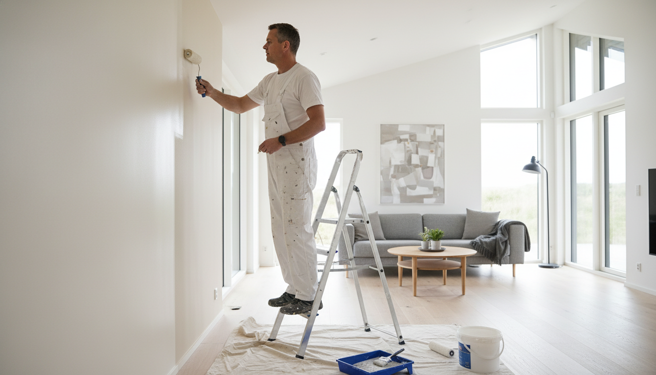 Maling af sommerhus i Houvig – Beskyttelse mod det vestjyske vejr
