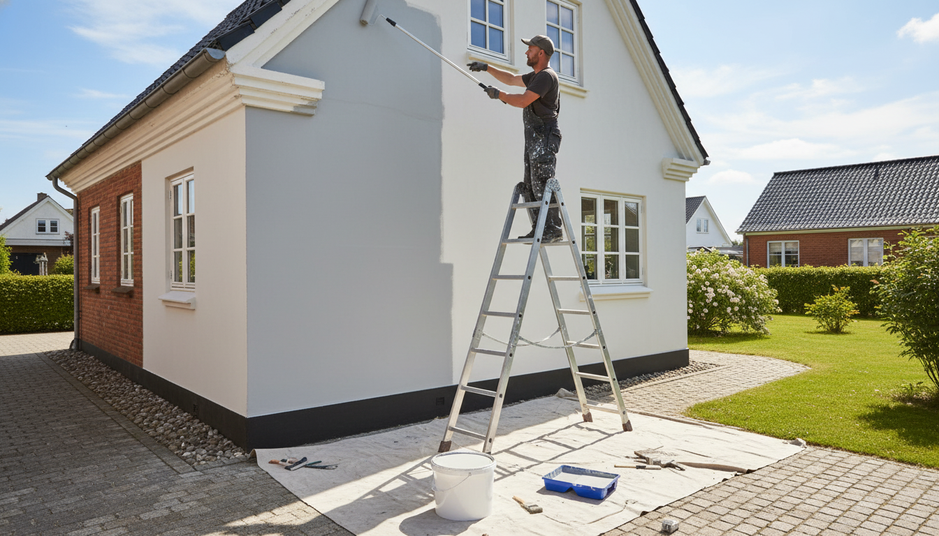 Udvendig maling i Brande: Guide til beskyttelse af dit hus