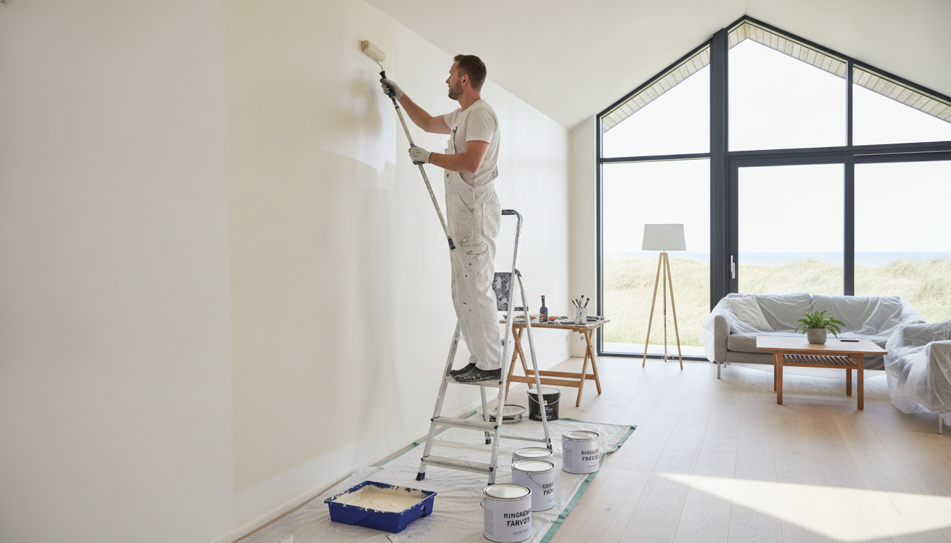 Maling af sommerhus i Ringkøbing – professionel vedligeholdelse