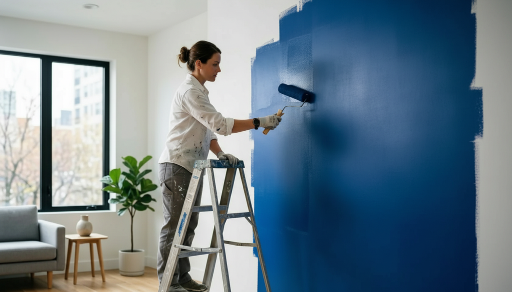 Maling af loft: Sådan får du et flot resultat uden striber