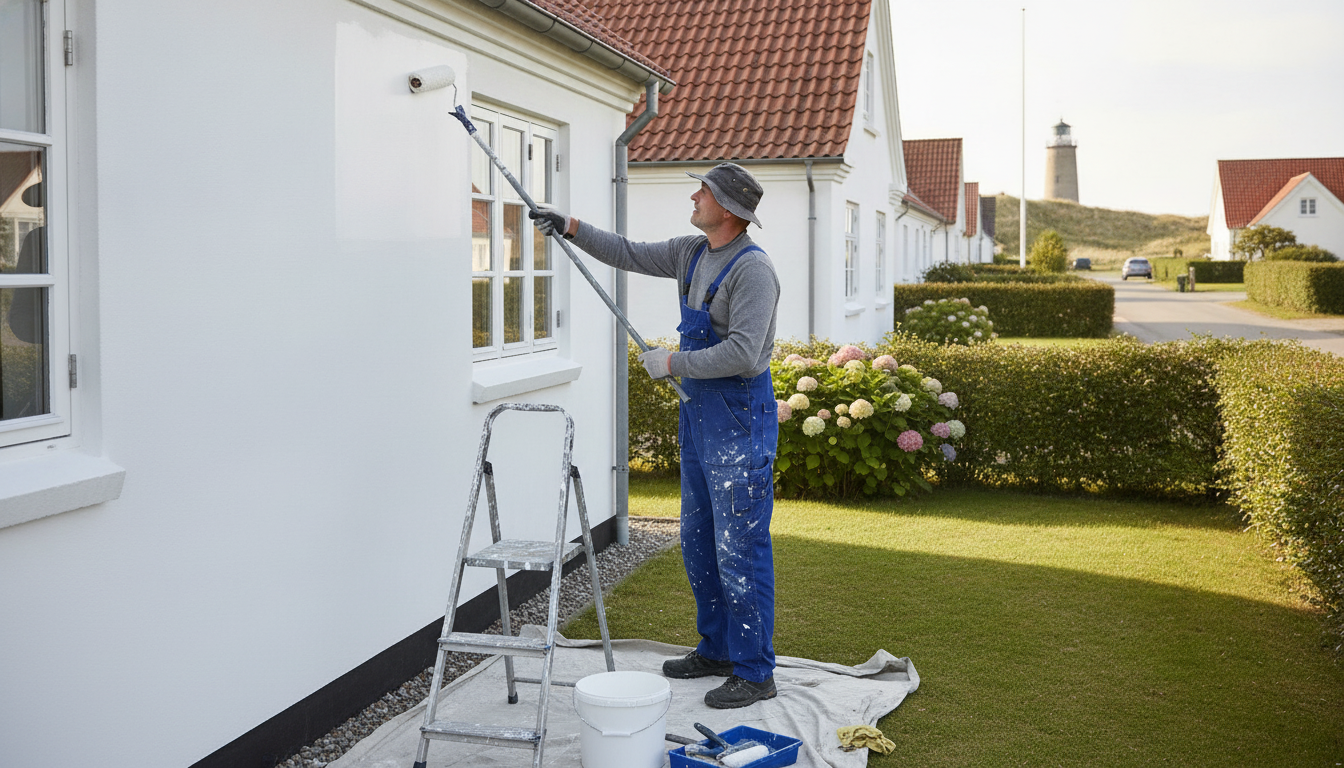 Udvendig maling i Hvide Sande: Beskyt dit hus mod vestjysk vejr