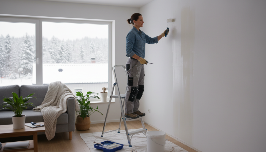 kan man male om vinteren – Kan man male om vinteren? Få råd til indvendig maling fra LIT Malerfirma
