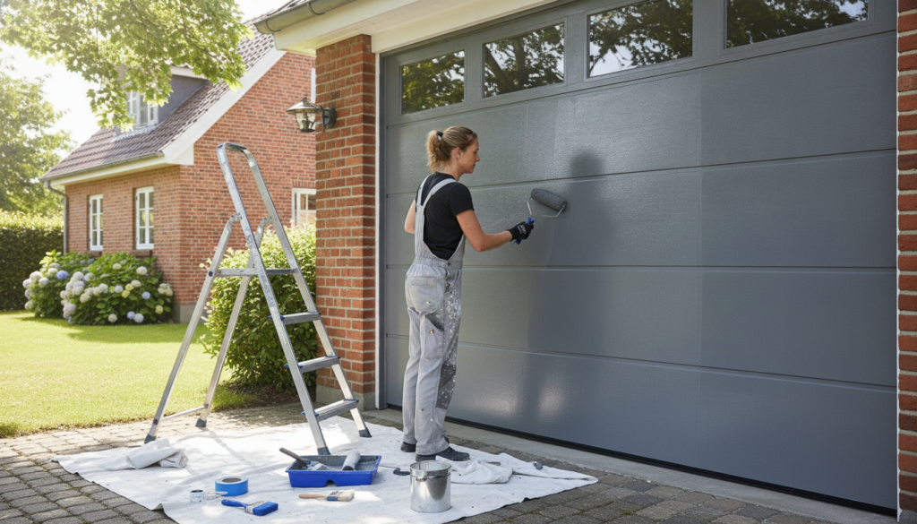 maling af garageport – Maling af garageport i Herning og Tjørring – Professionel hjælp fra LIT